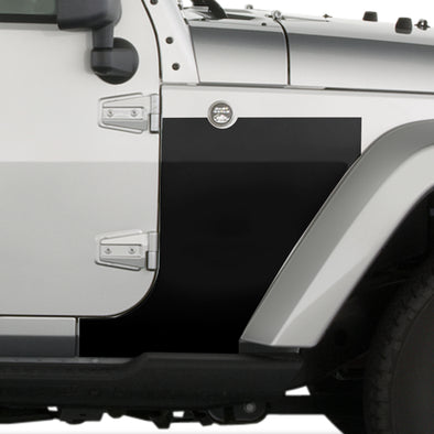 Jeep Wrangler (2007-2020) 4-Door Front Fender Custom Vinyl Decal Kit - BLACKOUT