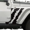 Jeep Wrangler (2007-2020) 4-Door Front Fender Custom Vinyl Decal Kit - SHRED
