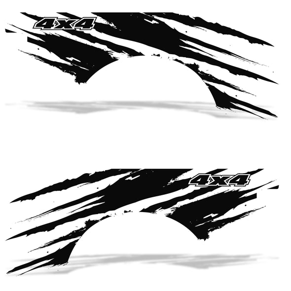 Ford F-150 (2017-2019) Vinyl Side Decal Wrap Kit - 4x4 RIP