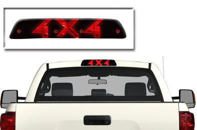 Toyota Tundra TRD Truck Vinyl Decal Graphics Custom Black Brake Light Design