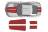 Chevy Chevrolet Camaro Car Decal Vinyl Graphics Red Stripe Design