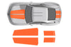 Chevy Chevrolet Camaro Car Decal Vinyl Graphics Orange Stripe Design
