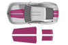 Chevy Chevrolet Camaro Car Decal Vinyl Graphics Pink Stripe Design