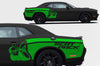 Dodge Challenger Car Vinyl Decal Custom Graphics Green Scat Pack Design