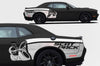 Dodge Challenger Car Vinyl Decal Custom Graphics White Scat Pack Design