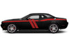 Dodge Challenger Car Vinyl Decal Custom Graphics Red Stripe Design