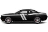 Dodge Challenger Car Vinyl Decal Custom Graphics Gray Stripe Design