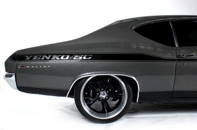 Chevy Chevrolet Chevelle Car Decal Vinyl Graphics Black Stripe Design