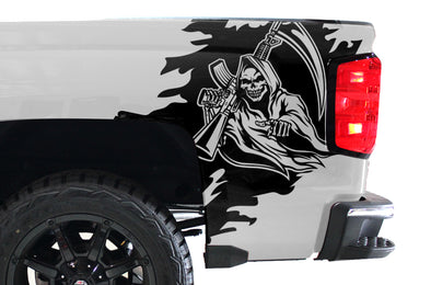Chevy Chevrolet  Silverado 2014 2015 2016 2017 Truck Decal Vinyl Graphics Black Design