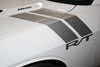 Dodge Challenger Car Vinyl Decal Custom Graphics Gray Hood Hash Design