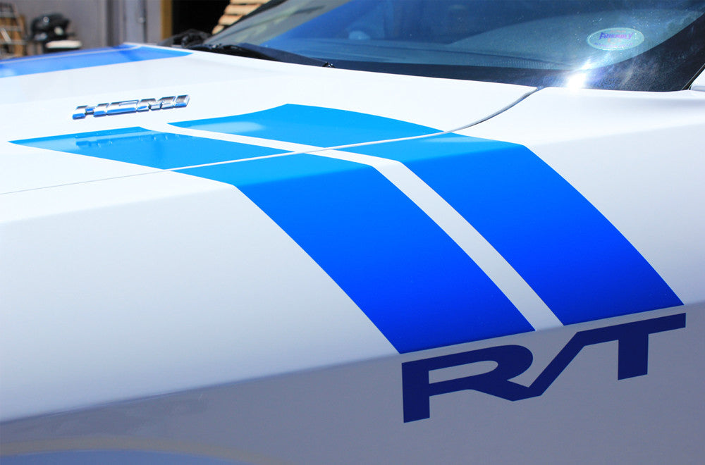 Dodge Challenger 2008 2014 Hood RT Stripes Factory Crafts
