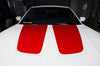 Dodge Charger Car Vinyl Decal Custom Graphics Red Hood Hash Design