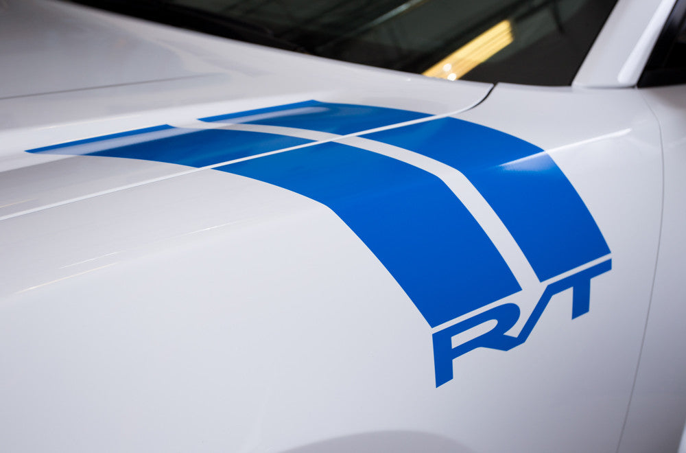 Dodge Charger 2011 2014 Custom Vinyl Decal Kit Hood RT Stripe