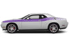 Dodge Challenger Car Vinyl Decal Custom Graphics Purple Stripe Design