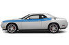 Dodge Challenger Car Vinyl Decal Custom Graphics Blue Stripe Design