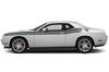 Dodge Challenger Car Vinyl Decal Custom Graphics Gray Stripe Design