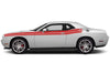 Dodge Challenger Car Vinyl Decal Custom Graphics Red Stripe Design