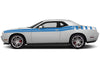 Dodge Challenger Car Vinyl Decal Custom Graphics Blue Stripe Design