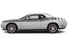 Dodge Challenger Car Vinyl Decal Custom Graphics Gray Stripe Design