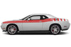 Dodge Challenger Car Vinyl Decal Custom Graphics Red Stripe Design