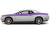 Dodge Challenger Car Vinyl Decal Custom Graphics Purple Stripe Design