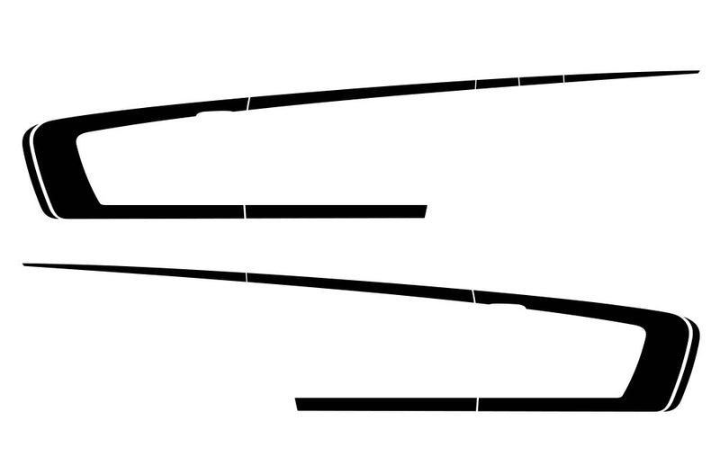 Dodge Charger Car Vinyl Decal Custom Graphics Black Stripe Design