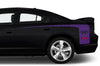 Dodge Charger Car Vinyl Decal Custom Graphics Purple Stripe Design