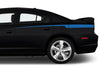 Dodge Charger Car Vinyl Decal Custom Graphics Blue Stripe Design