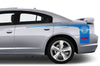 Dodge Charger Car Vinyl Decal Custom Graphics Blue Stripe Design