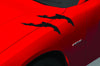 Dodge Charger Car Vinyl Decal Custom Graphics Black Hood Hash Design