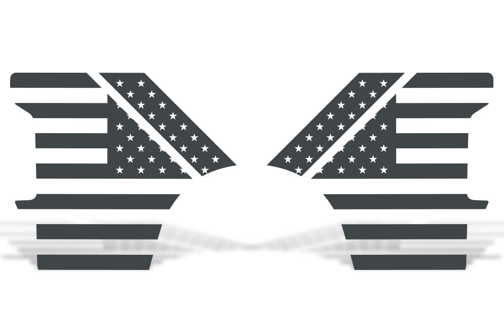 USA Flag w/Mountain Scene Decal for 2019 - 2022 Ram 1500 Rebel Crew Cab Windows - Matte Black – Tactical Decals USA Flag w/Mountain Scene Decal for 2019 - 2022 Ram 1500 Rebel Crew Cab Windows - Matte Black – Tactical Decals
