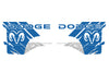 Dodge Ram 1500 2500 Truck Vinyl Decal Custom Graphics Blue Design