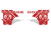 Dodge Ram 1500 2500 Truck Vinyl Decal Custom Graphics Red Design