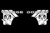 Dodge Ram 1500 2500 Truck Vinyl Decal Custom Graphics White Design
