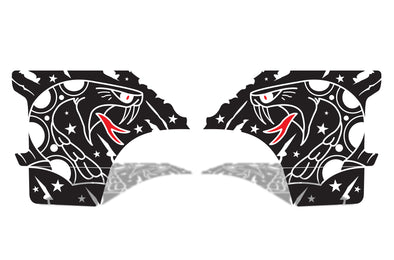 Dodge Ram 1500 2500 Truck Vinyl Decal Custom Graphics Snake Design