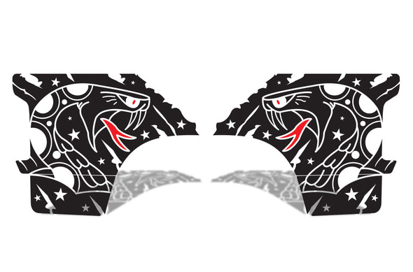 Dodge Ram 1500 2500 Truck Vinyl Decal Custom Graphics Snake Design