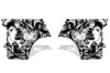 Dodge Ram 1500 2500 Truck Vinyl Decal Custom Graphics Tiger Design