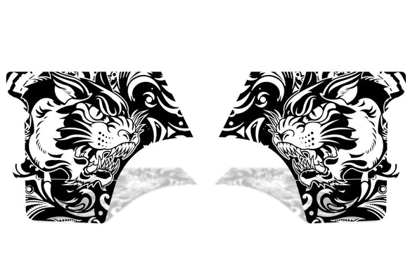 Dodge Ram 1500 2500 Truck Vinyl Decal Custom Graphics Tiger Design