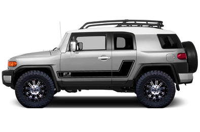 Toyota FJ Cruiser TRD Truck Vinyl Decal Graphics Custom Black Design 