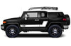 Toyota FJ Cruiser TRD Truck Vinyl Decal Graphics Custom White Design