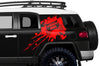 Toyota FJ Cruiser TRD Truck Vinyl Decal Graphics Custom Red Design