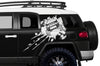 Toyota FJ Cruiser TRD Truck Vinyl Decal Graphics Custom White Design