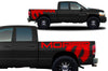 Dodge Ram 1500 2500 Truck Vinyl Decal Custom Graphics Red Design