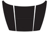 Dodge Ram 1500 2500 Truck Vinyl Decal Custom Graphics Black Hood Design