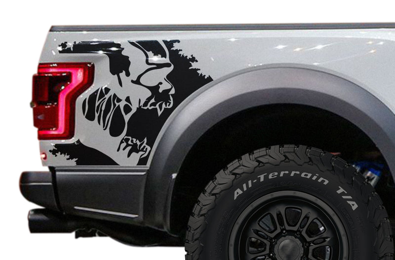 Ford Raptor F-150 F150 2015 2016 2017 2018 Truck Vinyl Decal Graphics Wrap Kit Factory Crafts Custom Black