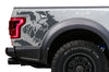  Ford Raptor F-150 F150 2015 2016 2017 2018 Truck Vinyl Decal Graphics Wrap Kit Factory Crafts Custom Grey Gray