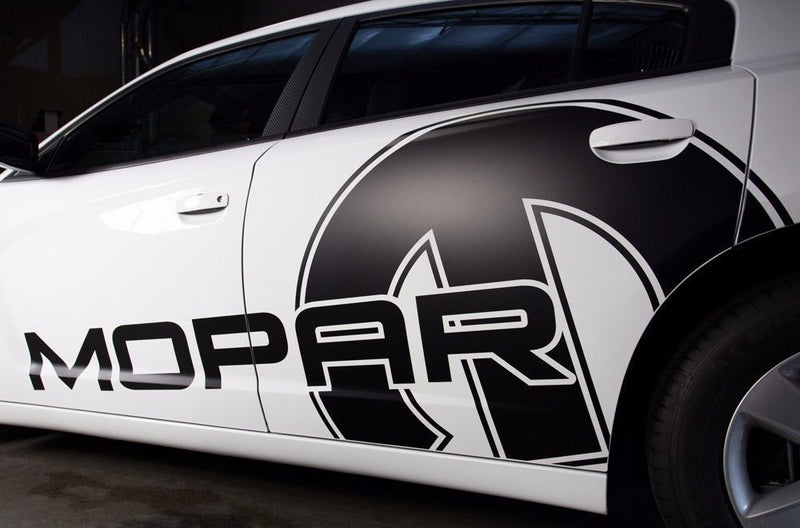 Dodge Charger Car Vinyl Decal Custom Graphics Black Mopar Design