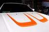 Dodge Charger Car Vinyl Decal Custom Graphics Orange Hood Design