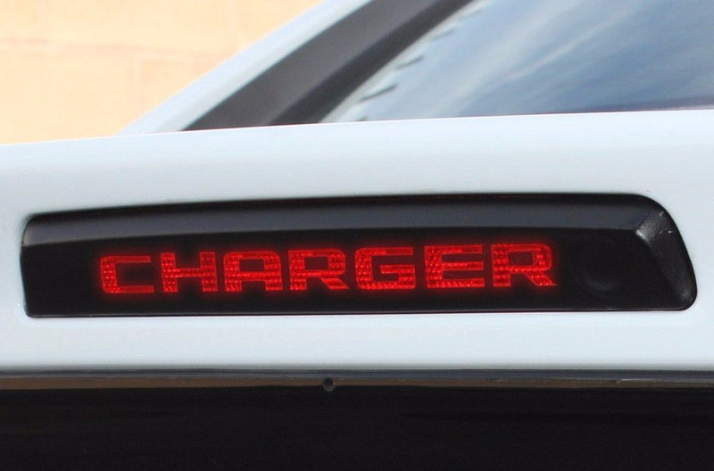 Dodge Charger Car Vinyl Decal Custom Graphics Black Brake Light Design