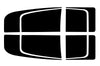 Chevy Chevrolet  Silverado Truck Decal Vinyl Graphics Black Hood Tailgate Design